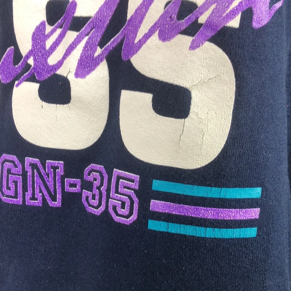 Vintage Navy Sweatshirt USS Truxtun CGN-35